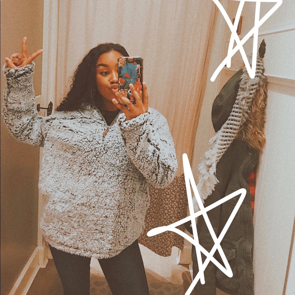 soft & fluffy pull over